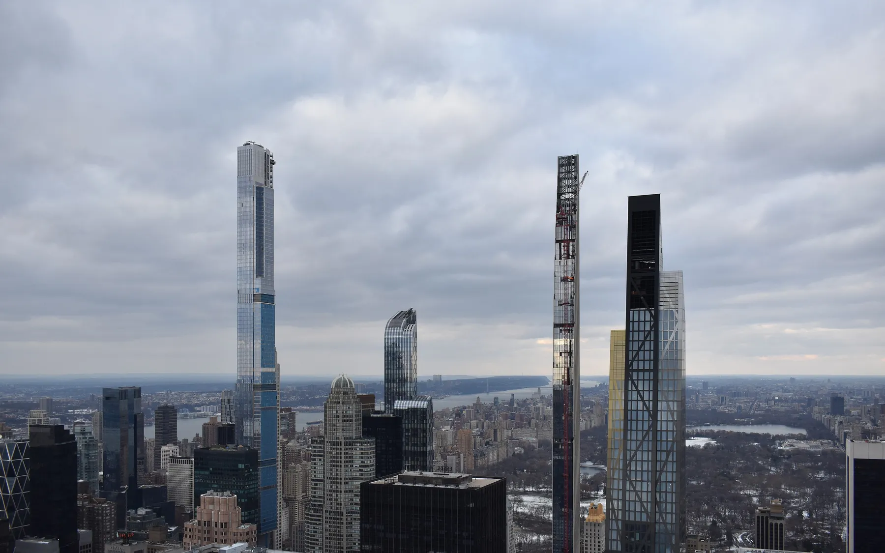 Billionaires’ Row, the supertall residential towers on Manhattan’s 57th Street.
