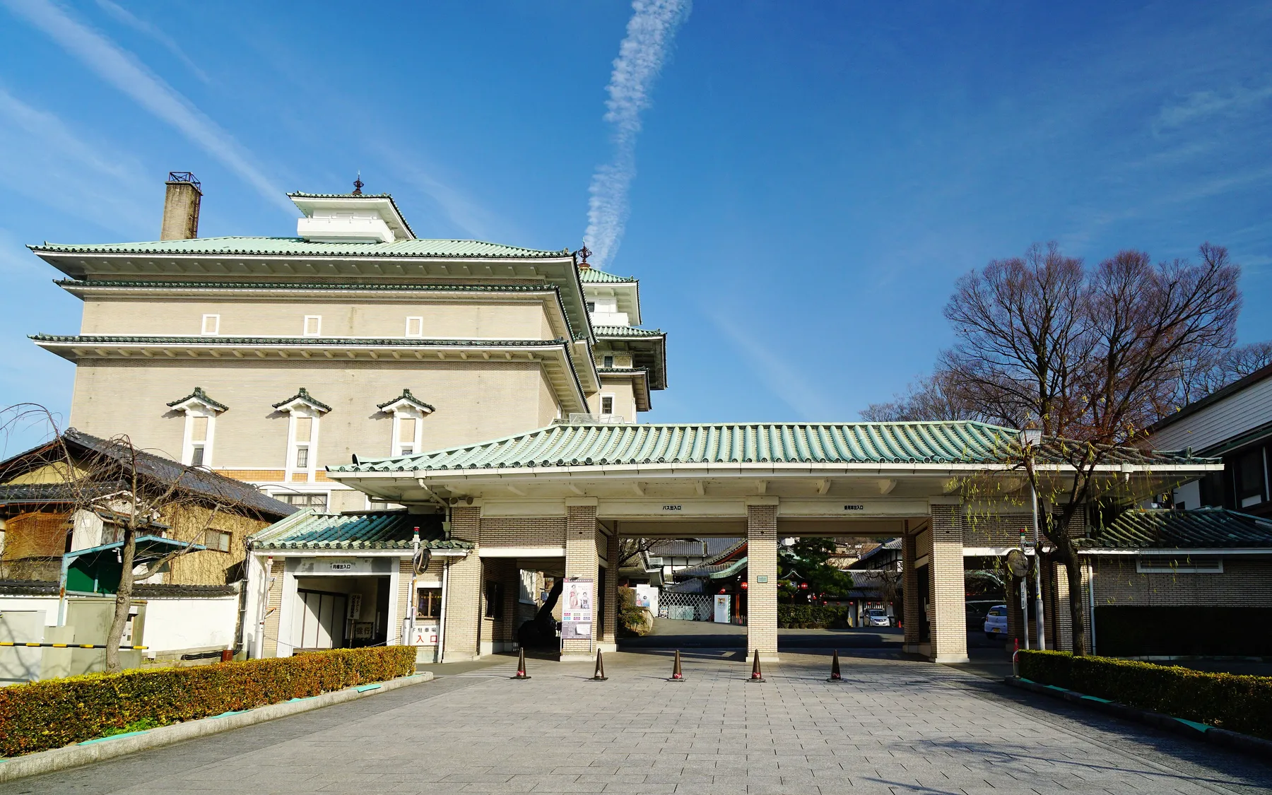 The Gion Kobu Kaburenjo theatre in Gion, Kyoto.