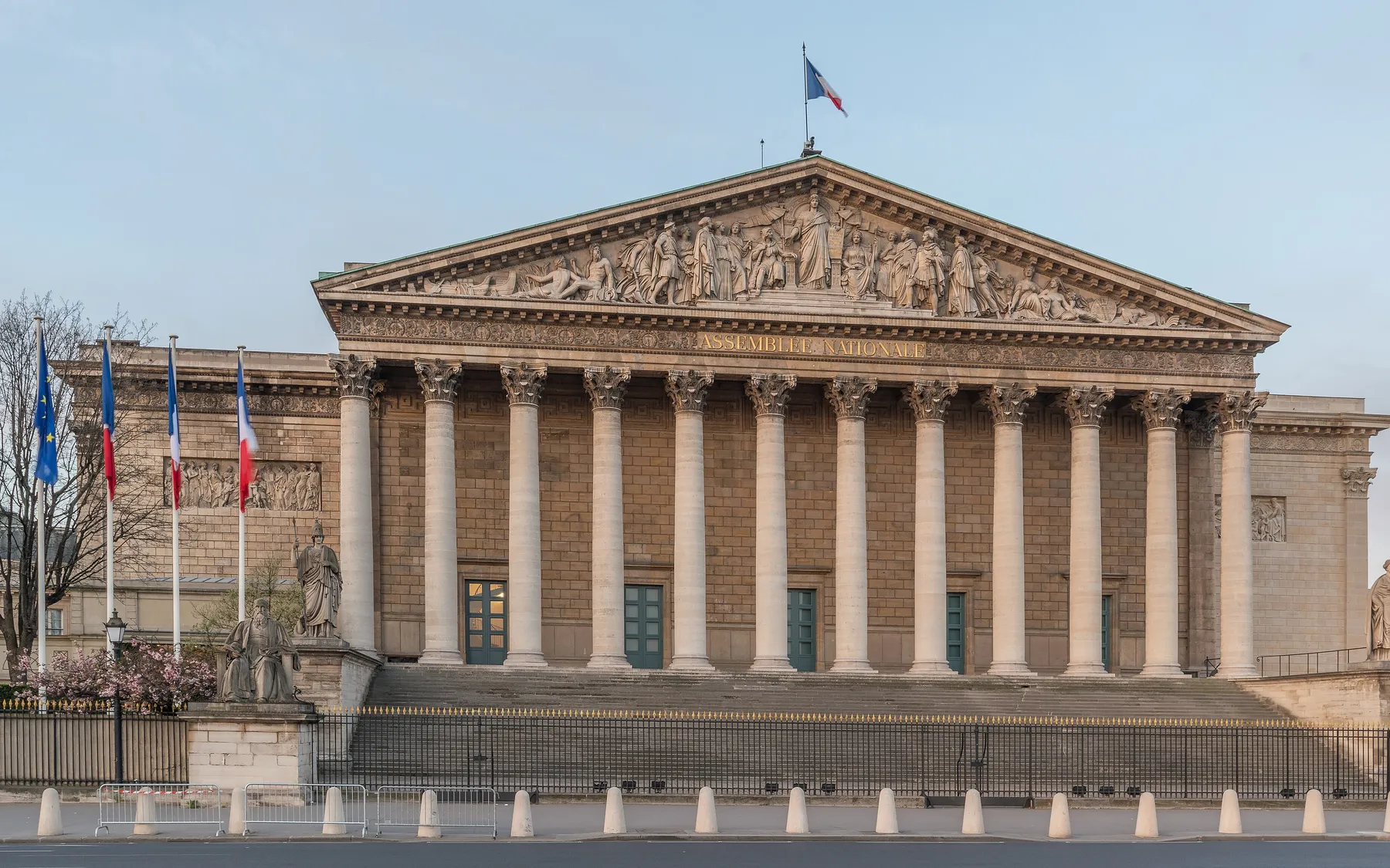 The Palais Bourbon, seat of France’s National Assembly, in Paris.