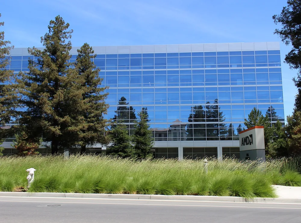 AMD’s headquarters building in Santa Clara, California.