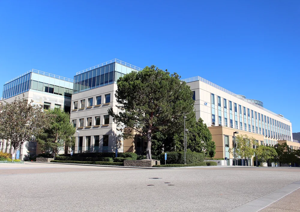 Part of Amgen’s headquarters campus in Thousand Oaks, California.