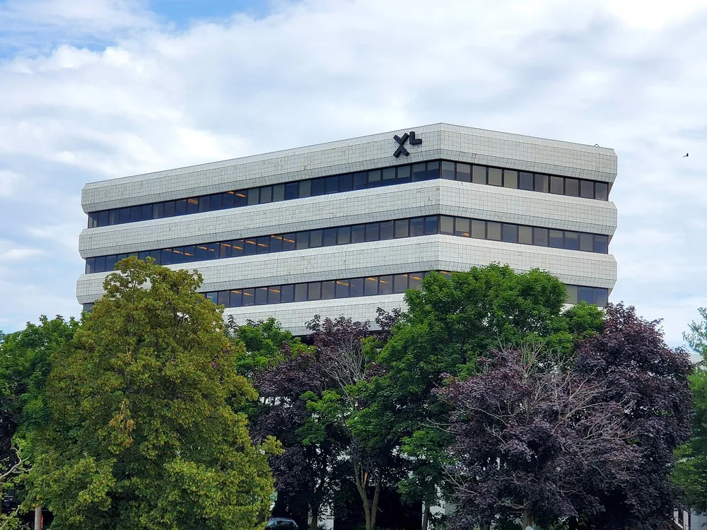 The AXA XL office building in Stamford, Connecticut.
