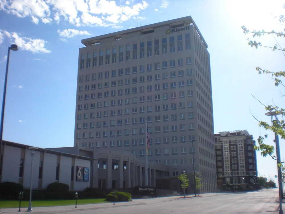 Kiewit Plaza, an office tower in Omaha, Nebraska.
