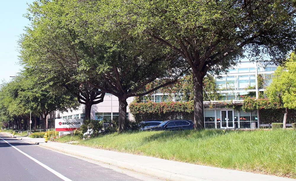 Broadcom offices in San Jose.
