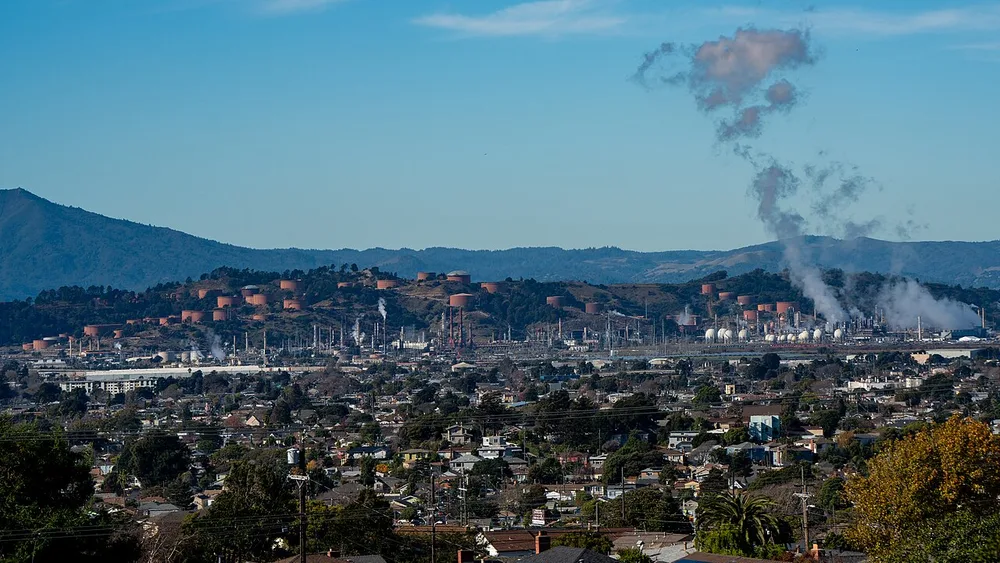 Chevron’s Richmond refinery in California.