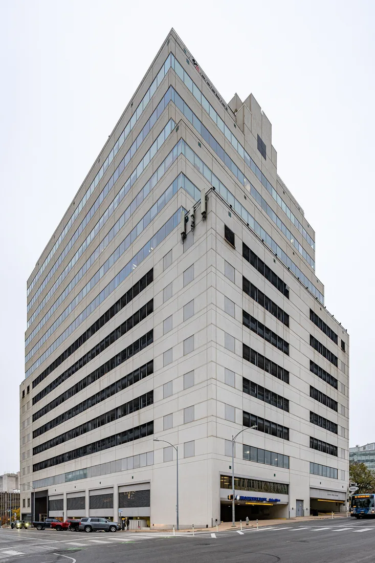 The office tower in Austin, Texas, that houses CrowdStrike’s headquarters.