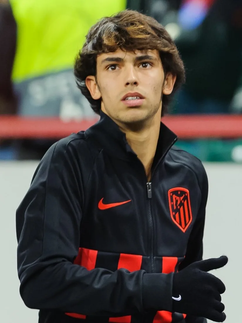João Félix in an Atlético Madrid training jacket.