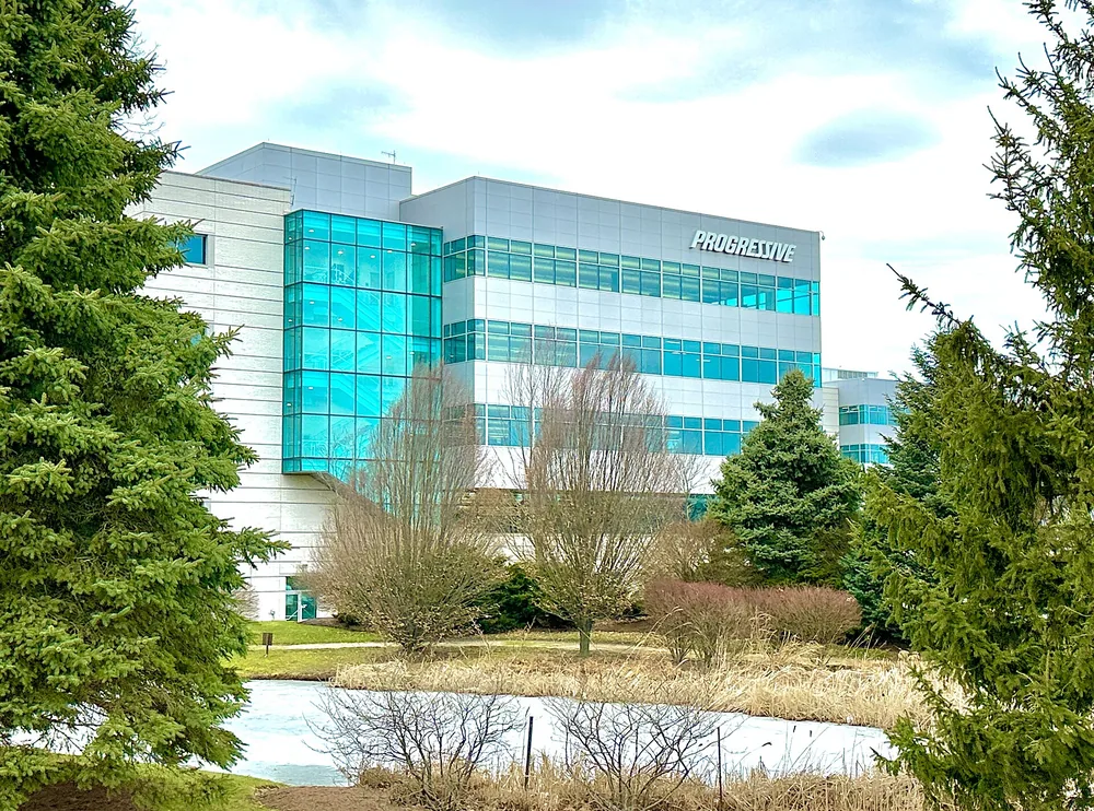 Progressive’s headquarters building in Mayfield Village, Ohio.