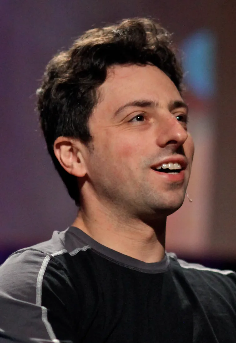 Sergey Brin at TED in 2010.