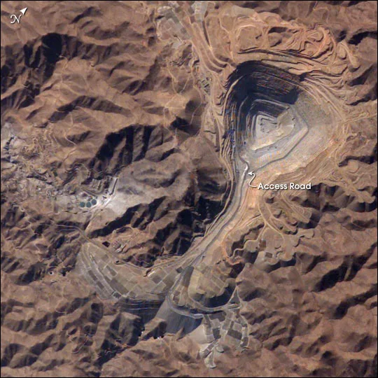 The Toquepala mine in Peru.