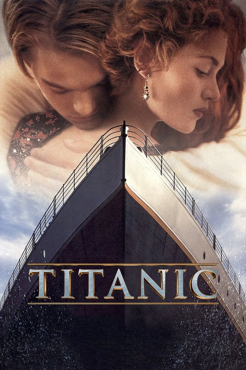 The theatrical poster for Titanic.