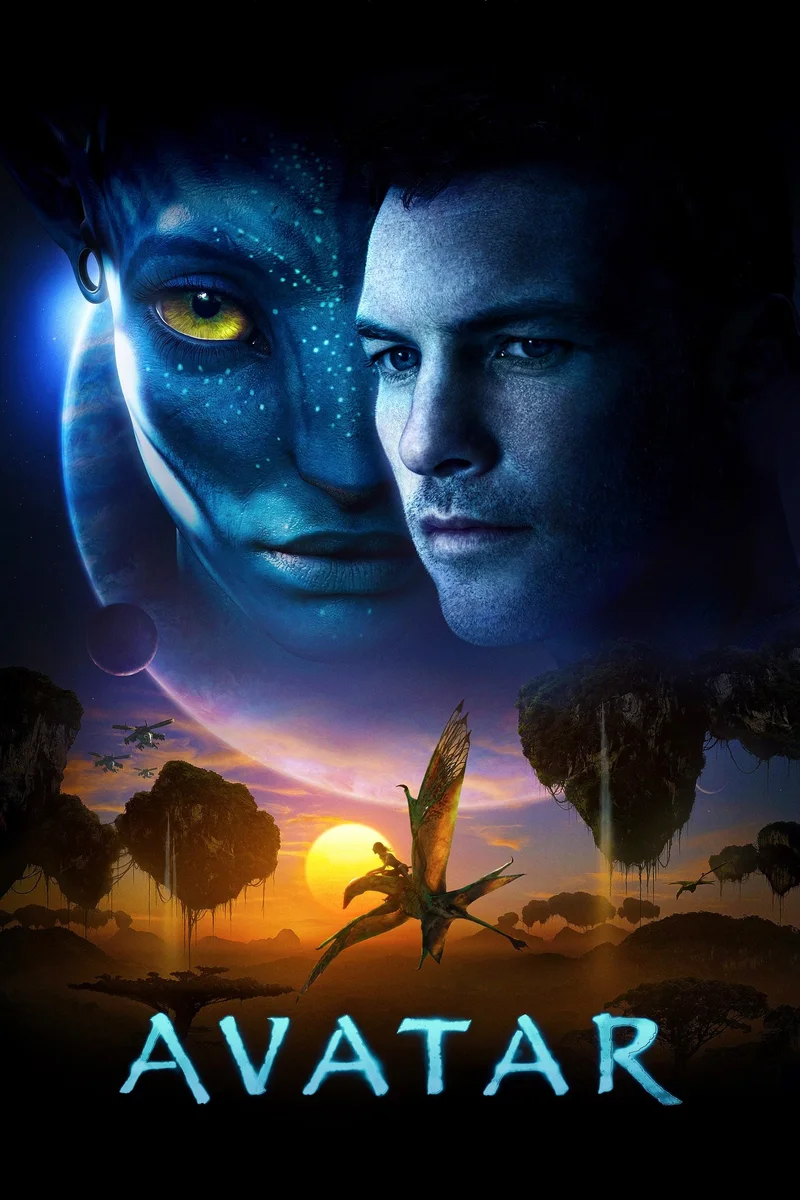 The theatrical poster for Avatar.