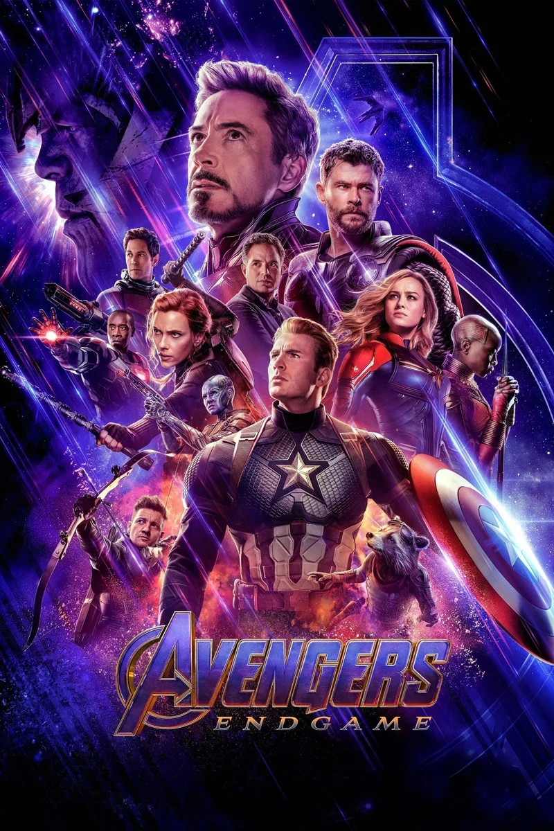 The theatrical poster for Avengers: Endgame.