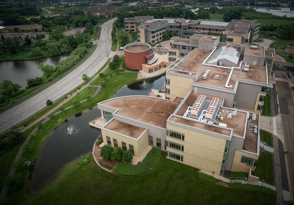 Optum’s headquarters in Eden Prairie, Minnesota; Optum is part of UnitedHealth Group.