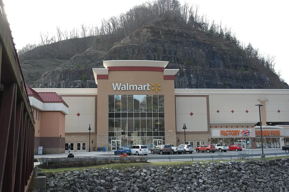 A Walmart Supercenter in Grundy, Virginia.