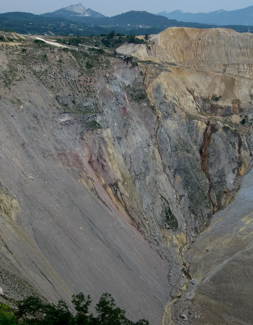 The mining landscape around Bor, Serbia, associated with Zijin’s copper operations.