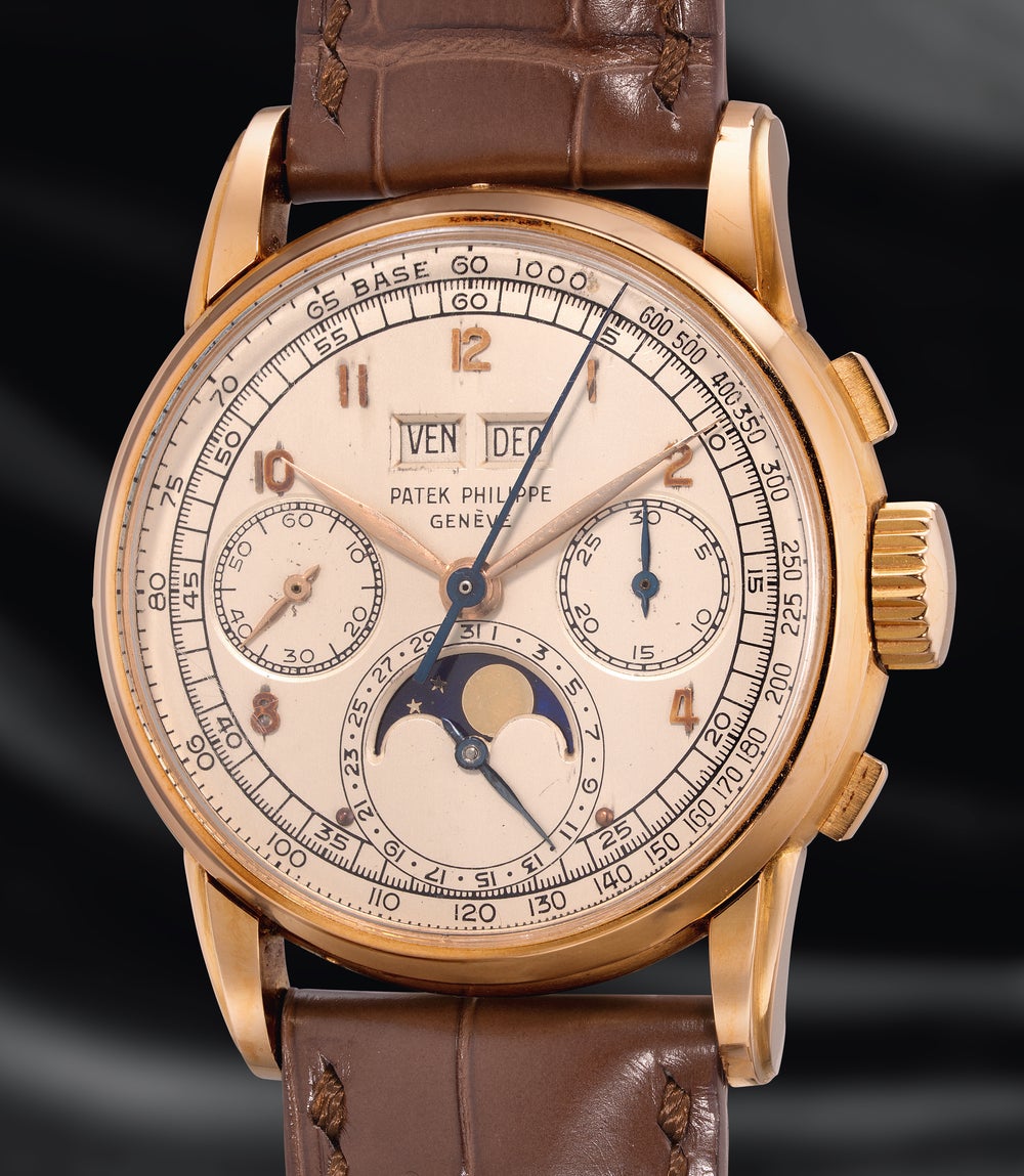 Photograph: Patek Philippe 2499 — pink gold, first series